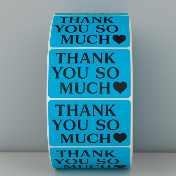 Thank You So Much Stickers – Heart Labels for Small Business Packaging Orders - Picture 6 of 11